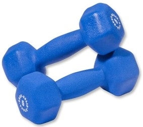 Body-Solid BSTNDS164 Neoprene Dumbbell 1-15 lbs. Set (New)