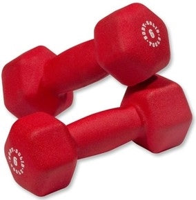 Body-Solid BSTNDS164 Neoprene Dumbbell 1-15 lbs. Set (New)