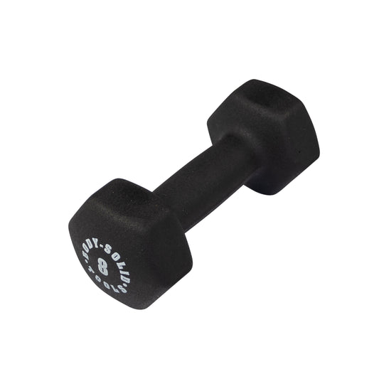 Body Solid BSTND8 Neoprene Dumbbell- 8 lbs. Black (New)