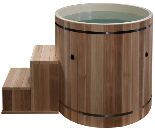 Dynamic Cold Therapy DCT-B-042-PLPC PVC Barrel Spa - Plastic with Pacific Cedar Exterior | Image