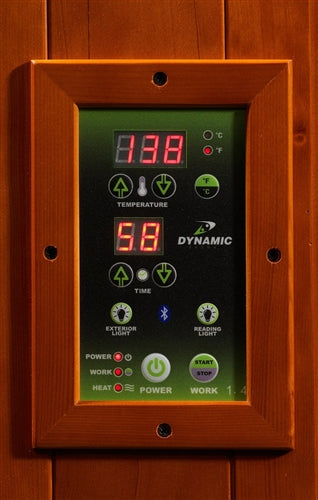 GoldenDesigns DYN-6103-01 Dynamic Avila 1-2-person Low EMF FAR Infrared Sauna (New)