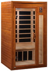 GoldenDesigns DYN-6106-01 Elite Dynamic Barcelona Elite 1-2 Person Ultra Low EMF Far Infrared Sauna | Image