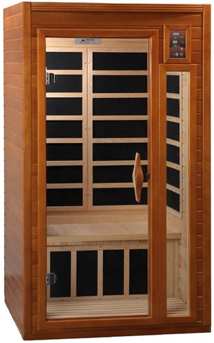 GoldenDesigns DYN-6106-01 Elite Dynamic Barcelona Elite 1-2 Person Ultra Low EMF Far Infrared Sauna (New)