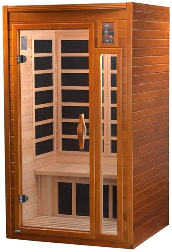 GoldenDesigns DYN-6106-01 Elite Dynamic Barcelona Elite 1-2 Person Ultra Low EMF Far Infrared Sauna (New)