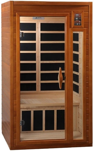 GoldenDesigns DYN-6106-01 Elite Dynamic Barcelona Elite 1-2 Person Ultra Low EMF Far Infrared Sauna (New)