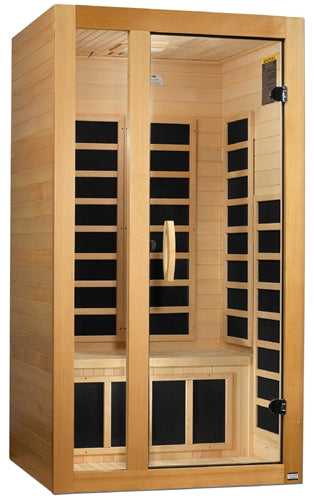 GoldenDesigns DYN-6119-01 Gracia 1-2 Person Low EMF FAR Infrared Sauna | Image