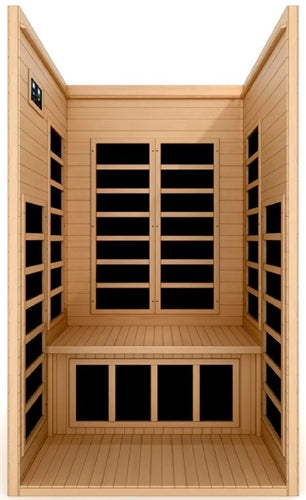 GoldenDesigns DYN-6119-01 Gracia 1-2 Person Low EMF FAR Infrared Sauna (New)