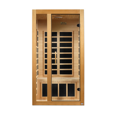 GoldenDesigns DYN-6119-01 Gracia 1-2 Person Low EMF FAR Infrared Sauna (New)