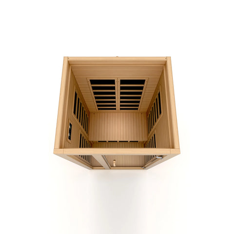 GoldenDesigns DYN-6119-01 Gracia 1-2 Person Low EMF FAR Infrared Sauna (New)