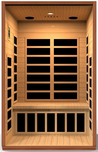 GoldenDesigns DYN-6203-01 Elite Dynamic Cordoba Elite 2-person Ultra Low EMF FAR Infrared Sauna (New)