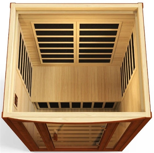 GoldenDesigns DYN-6206-01 Dynamic Low EMF Far Infrared Sauna San Marino Edition (New)