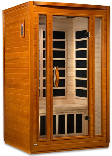 GoldenDesigns DYN-6206-01 Elite Dynamic San Marino Elite 2-person Ultra Low EMF FAR Infrared Sauna | Image