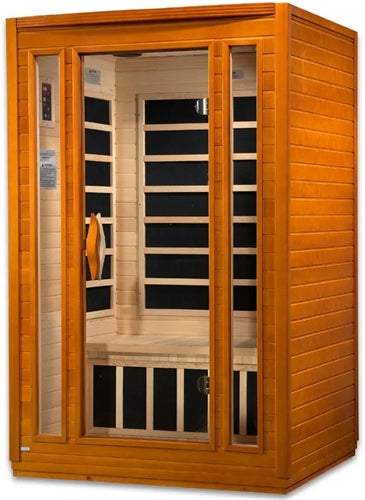 GoldenDesigns DYN-6206-01 Elite Dynamic San Marino Elite 2-person Ultra Low EMF FAR Infrared Sauna (New)