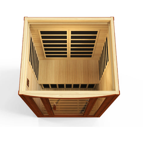 GoldenDesigns DYN-6206-01 Dynamic Low EMF Far Infrared Sauna San Marino Edition (New)