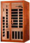 GoldenDesigns DYN-6209-02 Elite Dynamic Santiago Elite 2-person Ultra Low EMF FAR Infrared Sauna (New)