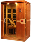 GoldenDesigns DYN-6210-01 Elite Venice Elite 2 Person Ultra Low EMF FAR Infrared Sauna (New)