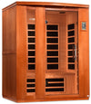 GoldenDesigns DYN-6336-02 Dynamic Lugano Low EMF Far Infrared Sauna | Image