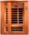 GoldenDesigns DYN-6336-02 Elite Dynamic Lugano 3-person Ultra Low EMF FAR Infrared Sauna (New)