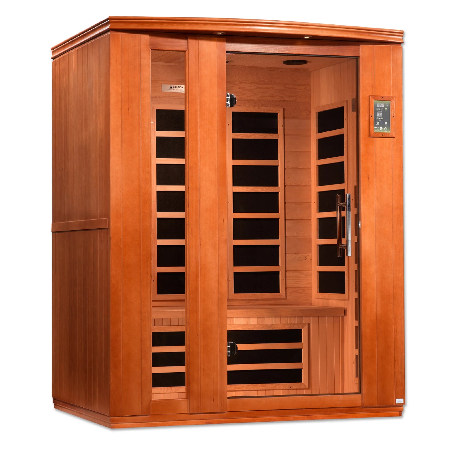 GoldenDesigns DYN-6336-02 Dynamic Lugano Low EMF Far Infrared Sauna (New)