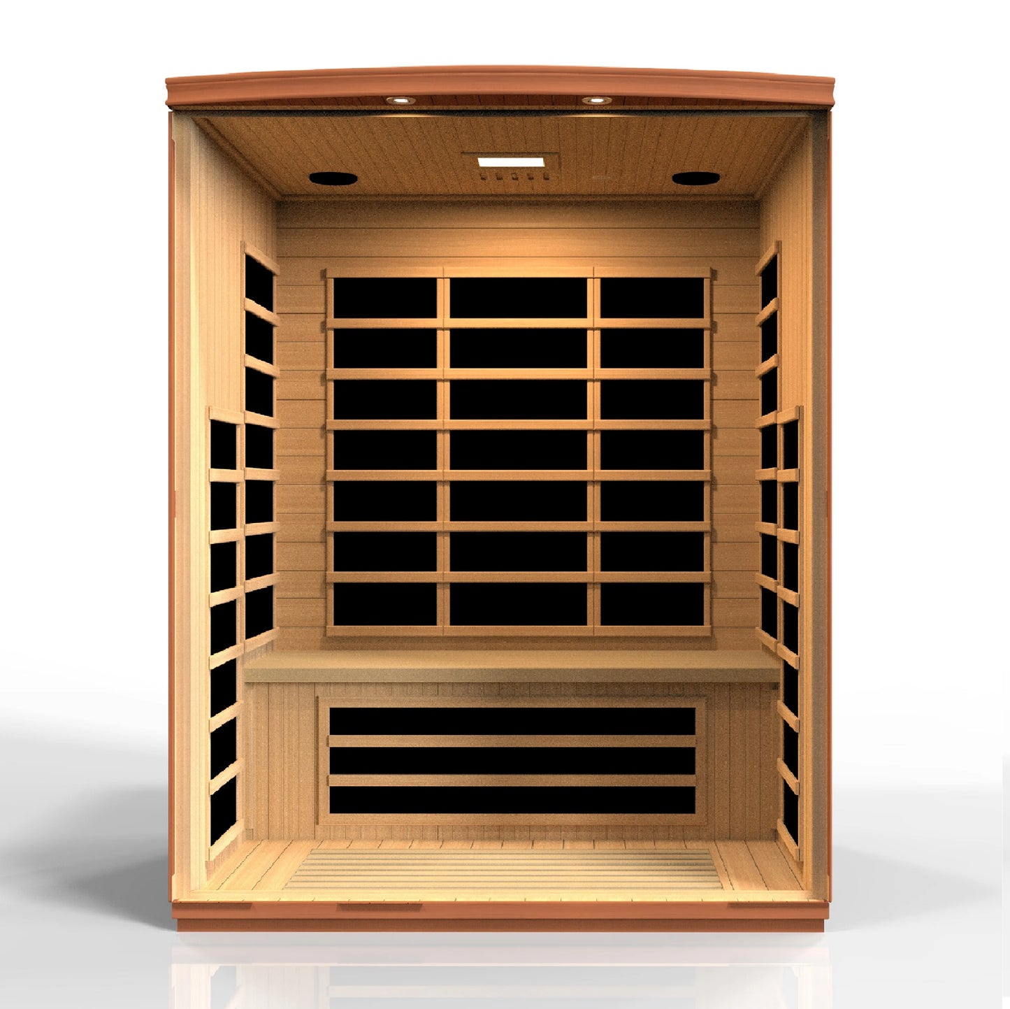 GoldenDesigns DYN-6336-02 Dynamic Lugano Low EMF Far Infrared Sauna (New)