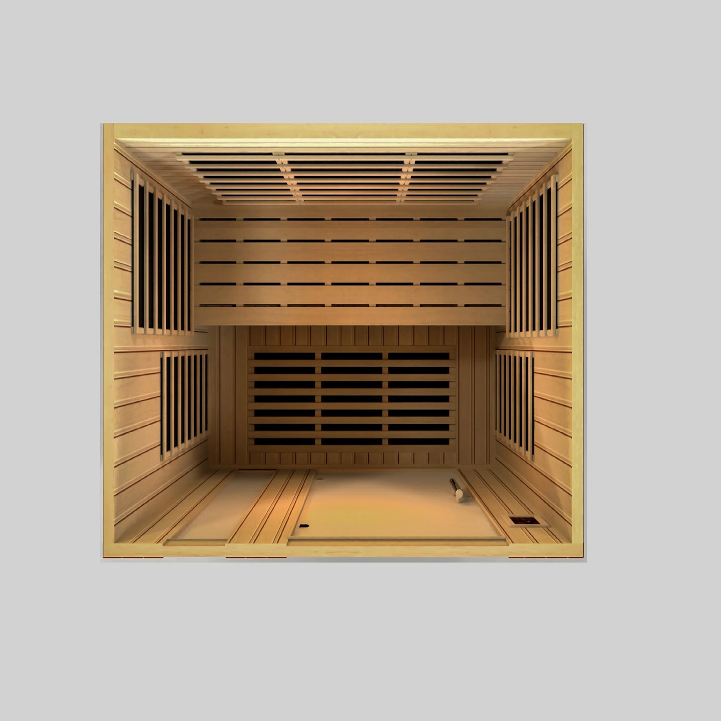 GoldenDesigns DYN-6336-02 Dynamic Lugano Low EMF Far Infrared Sauna (New)