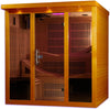 GoldenDesigns DYN-6996-01 Elite Dynamic Monaco 6-person Ultra Low EMF FAR Infrared Sauna (New)