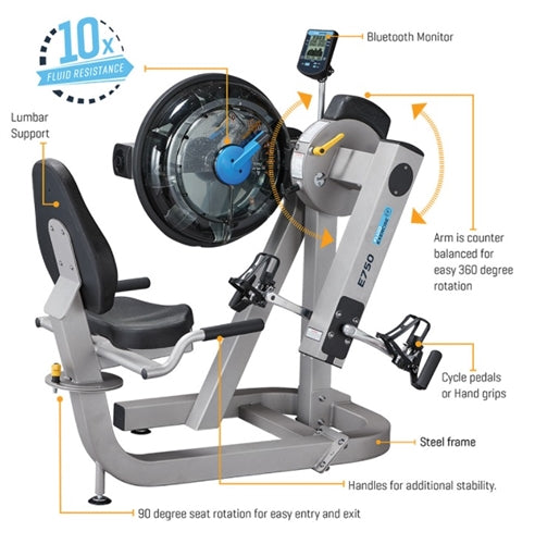 First Degree Fitness E750 Cycle UBE Fluid Exercise (New)