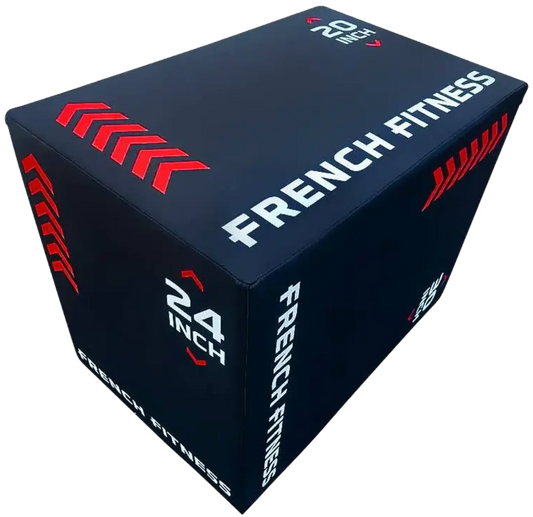 French Fitness 20-24-30 3-In-1 Soft Foam Plyo Box (New)