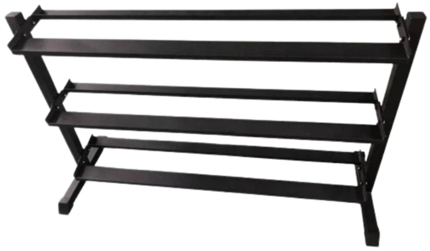 French Fitness 3 Tier Hex Dumbbell Rack 3THDR (New)