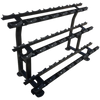 French Fitness 3 Tier Saddle 12 Pair Dumbbell Rack (New)