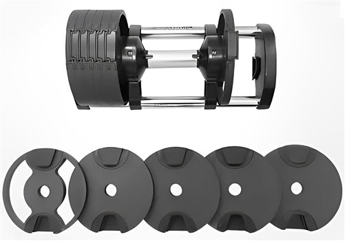 French Fitness 5-80 lb Adjustable Dumbbell, Set of 2 (New)