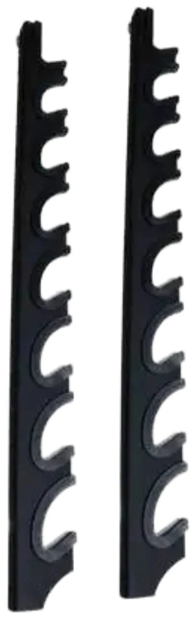 French Fitness 8 Bar Wall Mounted Horizontal Rack (New)