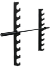 French Fitness 8 Bar Wall Mounted Horizontal Rack (New)