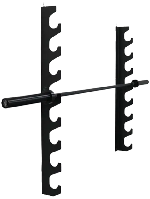 French Fitness 8 Bar Wall Mounted Horizontal Rack (New)