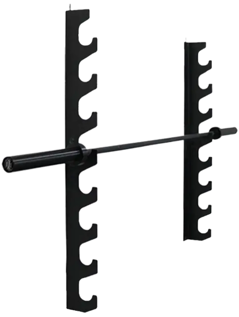 French Fitness 8 Bar Wall Mounted Horizontal Rack (New)