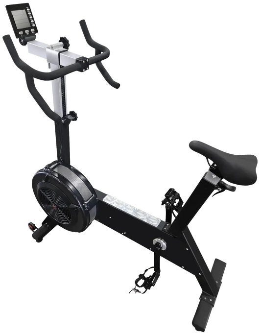 French Fitness FF-ABM40 Air Bike Machine w/Air Resistance (New)