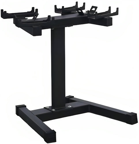 French Fitness Adjustable Dumbbell Set Stand Image