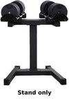 French Fitness Adjustable Dumbbell Set Stand (New)