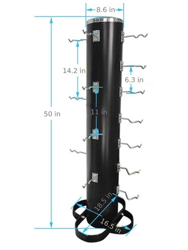 French Fitness FF-ASR Accessory Stand Rack (New)