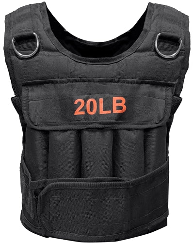 French Fitness Adjustable Weighted Vest, 20 lbs Image