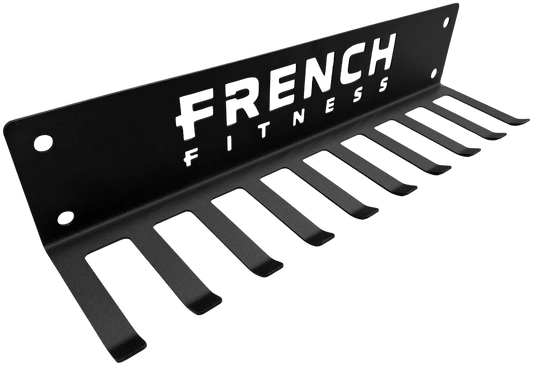 French Fitness Belt & Band Hanger Wall Mounted Rack (New)