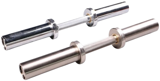 French Fitness 2" Olympic Chrome Dumbbell Handles - Set of 2 (New)