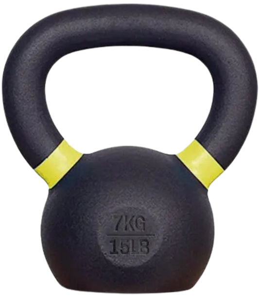French Fitness Cast Iron Kettlebell 15 lbs (New)