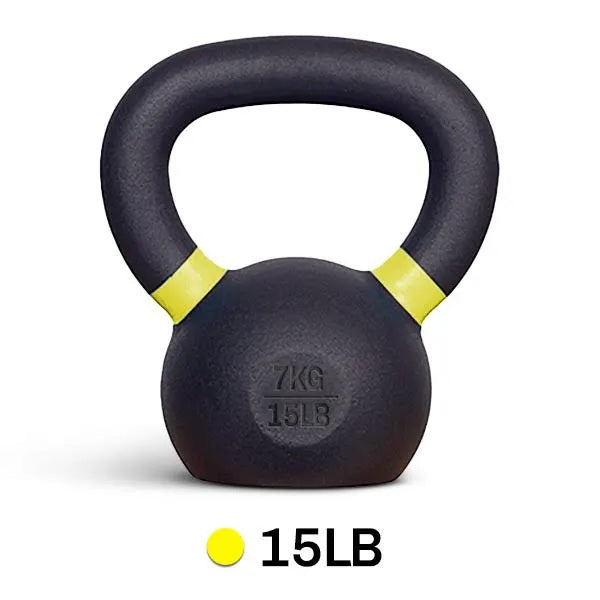 French Fitness Cast Iron Kettlebell 15 lbs (New)