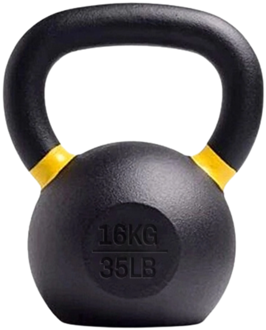French Fitness Cast Iron Kettlebell 35 lbs (New)