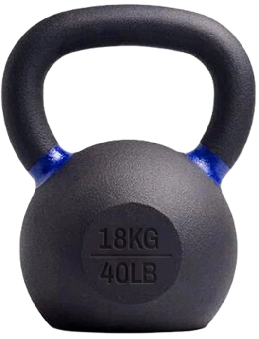 French Fitness Cast Iron Kettlebell 40 lbs (New)