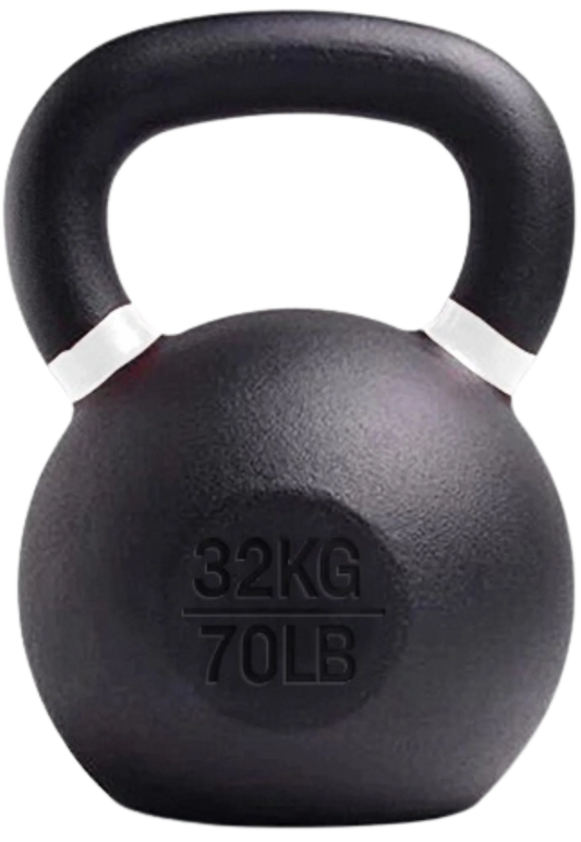 French Fitness Cast Iron Kettlebell 70 lbs (New)