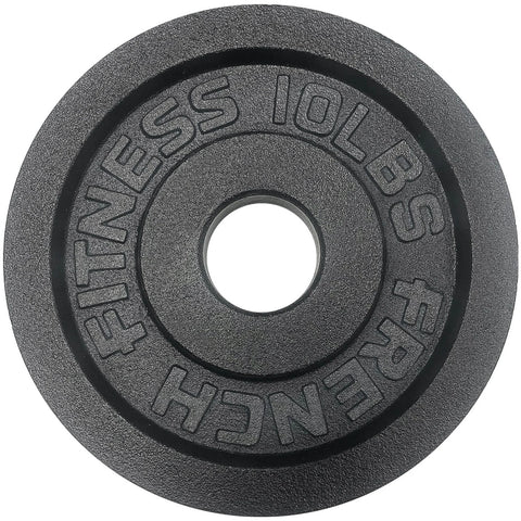 French Fitness Cast Iron Olympic Weight Plate V1 10 lbs (New)