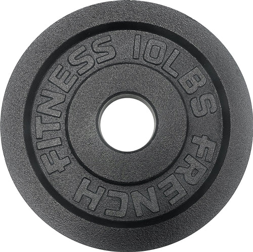 French Fitness Cast Iron Olympic Weight Plate Version 1 10 lbs Image