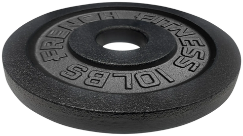 French Fitness Cast Iron Olympic Weight Plate V1 10 lbs (New)